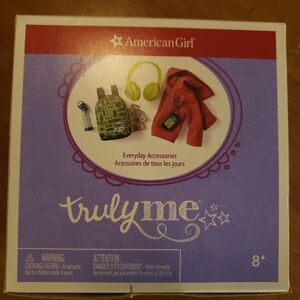 American Girl Accessory Set with Black and White Details